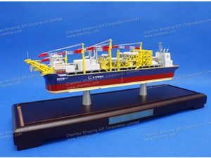 1:1000海洋石油117储油轮模型|30万吨FPSO模型定制