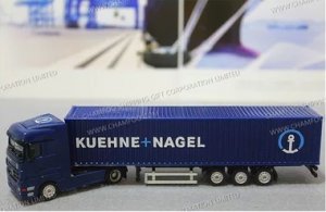 1:87 KUEHNE+NAGEL Diecast Alloy Truck Model|Trailer Model