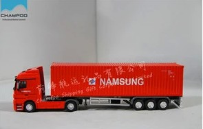 1:50韩国南星NAMSUNG合金货柜车模型|集装箱车模