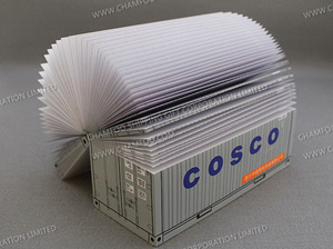 中远COSCO集装箱便签纸|集装箱便纸砖