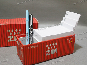 ZIM LINE Container Memo|Paper Cube|Container Cube