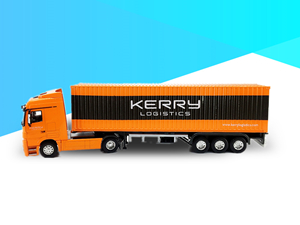 KERRY合金货柜车模型1：50集装箱车模型货柜车模型