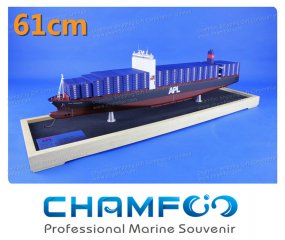 61cm APL TEMASEK Diecast Alloy Container Ship Model
