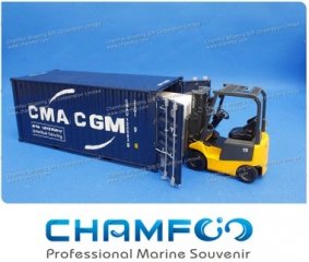 1:30法国达飞CMA CGM合金海运集装箱模型|货柜模型