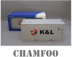 1:30 K&L Diecast Alloy Container Model|Miniature Container