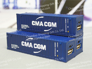 CMA Container Power Bank|Portable Container|Marine Souvenir