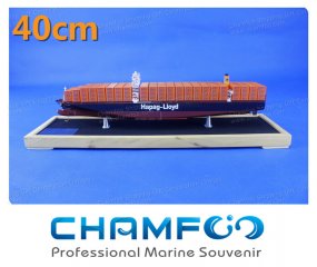 40cm赫伯罗特Hapag Lloyd合金集装箱船模型