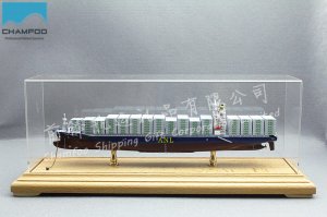 30cm 澳洲国航ANL合金集装箱船模型