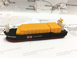 SAMUDERA Container Ship USB|Ship Shape Flash Memory